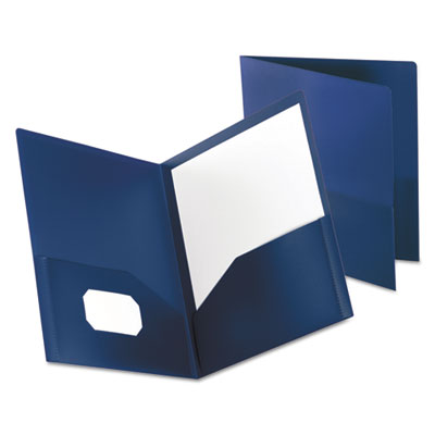 Oxford&reg; Poly Twin-Pocket Folder