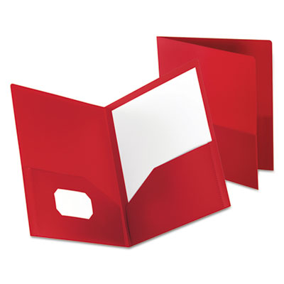 Oxford&reg; Poly Twin-Pocket Folder