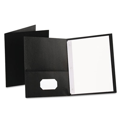 Oxford&reg; Twin-Pocket Folder with Prong Fasteners