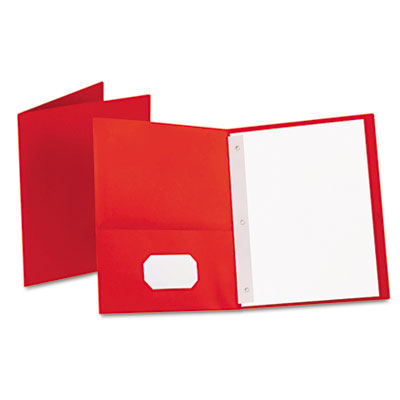 Oxford&reg; Twin-Pocket Folder with Prong Fasteners