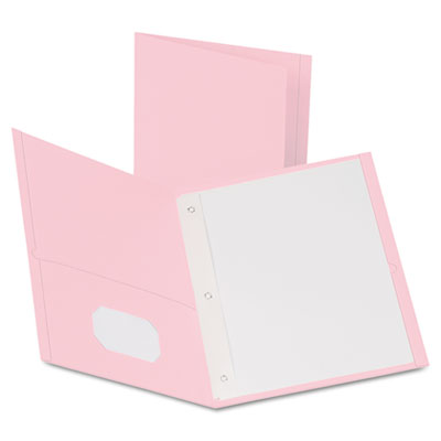 Oxford&reg; Twin-Pocket Folder with Prong Fasteners