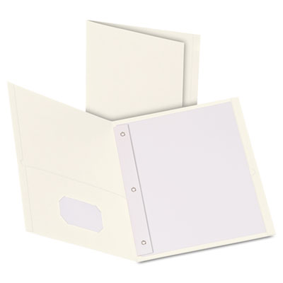 Oxford&reg; Twin-Pocket Folder with Prong Fasteners