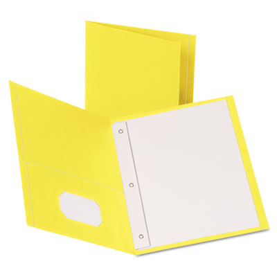 Oxford&reg; Twin-Pocket Folder with Prong Fasteners