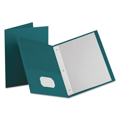 Oxford&reg; Twin-Pocket Folder with Prong Fasteners