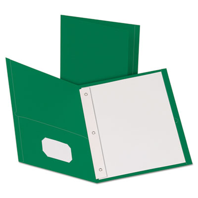 Oxford&reg; Twin-Pocket Folder with Prong Fasteners