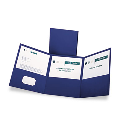 Oxford&reg; Tri-Fold Pocket Folder
