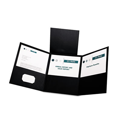 Oxford&reg; Tri-Fold Pocket Folder