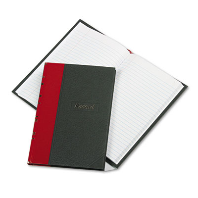 Boorum &amp; Pease&reg; Record and Account Book with Black Cover and Red Spine