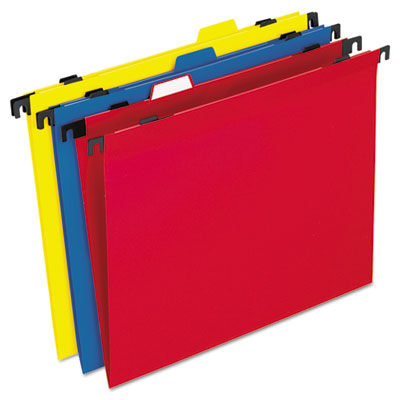 Pendaflex&reg; 2-in-1 Colored Poly Folders with Built-in Tabs