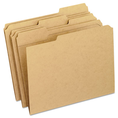 Pendaflex&reg; Dark Kraft File Folders with Double-Ply Top