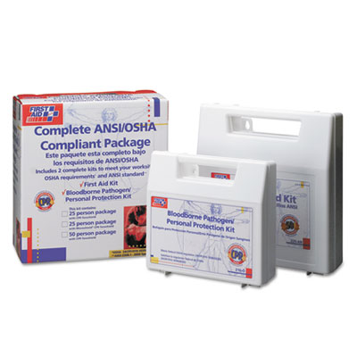 First Aid Only™ 50-Person Complete First Aid Kit First Aid Only™ 50-Person Complete First Aid Kit