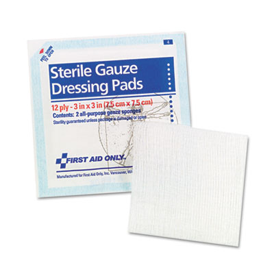 First Aid Only&trade; Gauze Pads