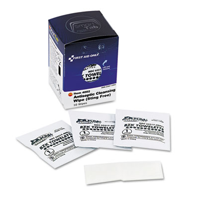 First Aid Only&trade; Antiseptic Cleansing Wipes