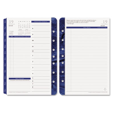 FranklinCovey&reg; Monticello Dated Two-Page-per-Day Planner Refill