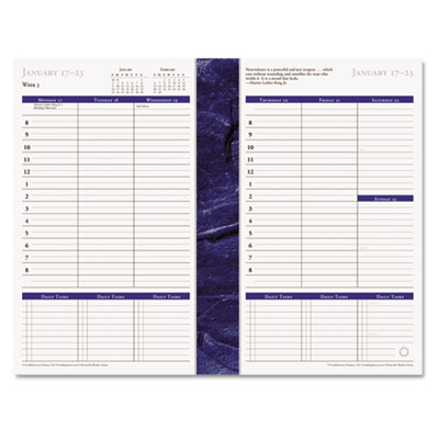 FranklinCovey&reg; Monticello Dated Weekly/Monthly Planner Refill