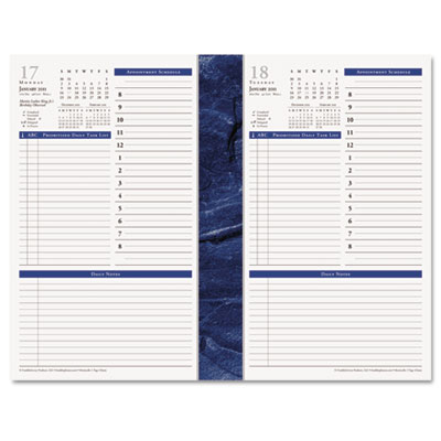 FranklinCovey&reg; Monticello Dated One Page-per-Day Planner Refill