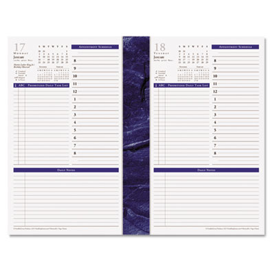 FranklinCovey&reg; Monticello Dated One Page-per-Day Planner Refill
