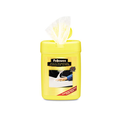 Fellowes&reg; Multipurpose Cleaning Wipes
