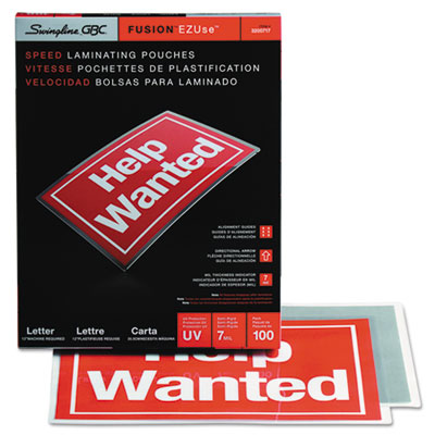 Swingline&trade; GBC&reg; EZUse&trade; Premium Laminating Pouches