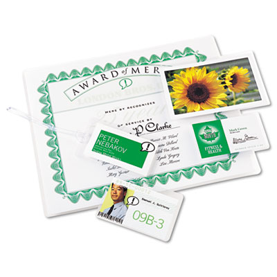 Swingline&trade; SelfSeal&trade; Self-Adhesive Laminating Pouches &amp; Single-Sided Sheets
