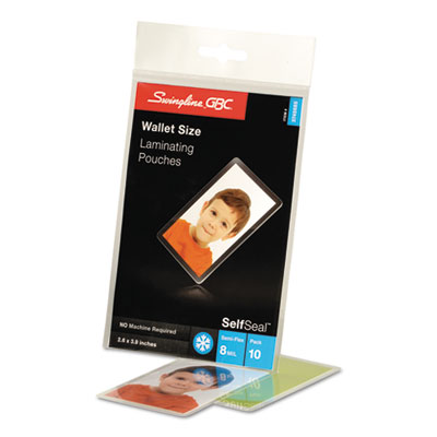 Swingline&trade; SelfSeal&trade; Self-Adhesive Laminating Pouches &amp; Single-Sided Sheets