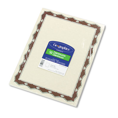 Geographics&reg; Archival Quality Parchment Certificates