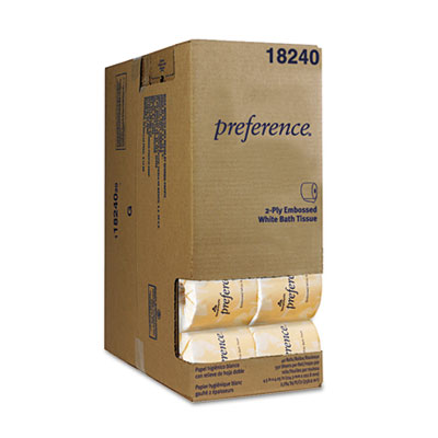 Georgia Pacific&reg; Professional preference&reg; Embossed Bathroom Tissue in Dispenser Box