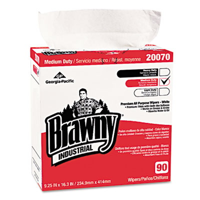 Georgia Pacific&reg; Professional Brawny Industrial&reg; Medium Duty Premium DRC Wipers