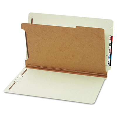 Pendaflex&reg; Heavy-Duty Pressboard End Tab Classification Folders