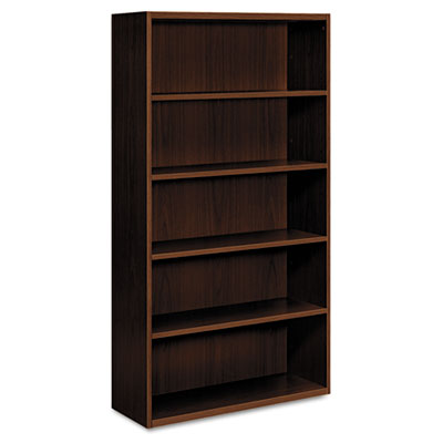 HON&reg; Arrive Series Wood Veneer Five-Shelf Bookcase