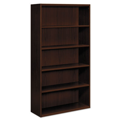 HON&reg; Arrive Series Wood Veneer Five-Shelf Bookcase
