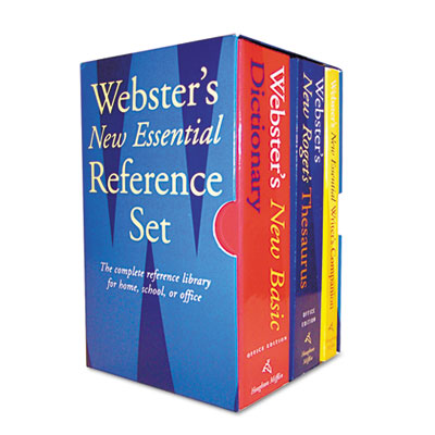 Houghton Mifflin Webster's New Essential Reference Desk Set