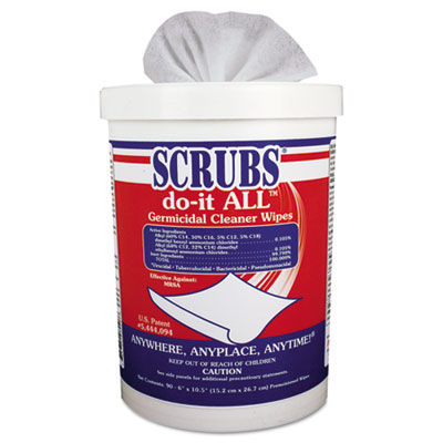 SCRUBS&reg; do-it ALL&trade; Germicidal Cleaner Wipes