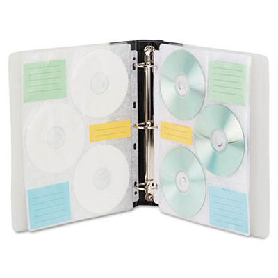 Innovera&reg; CD/DVD Three-Ring Binder