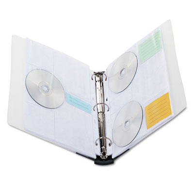 Innovera&reg; CD/DVD Three-Ring Binder