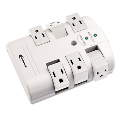 Innovera&reg; Six-Outlet Wall Mount Surge Protector