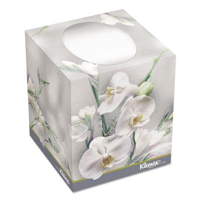 Kleenex&reg; BOUTIQUE* Two-Ply White Facial Tissue