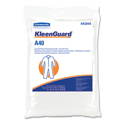 KleenGuard* A40 Liquid &amp; Particle Protection Coverall To-Go