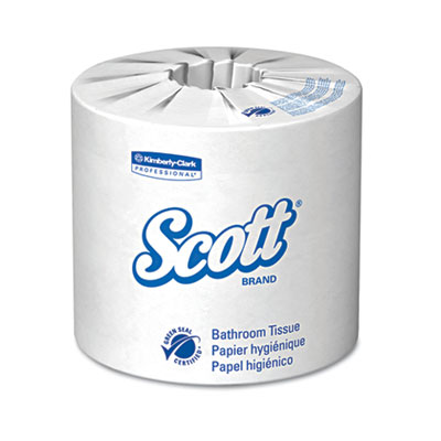 Scott&reg; 100% Recycled Fiber Standard Roll Bathroom Tissue