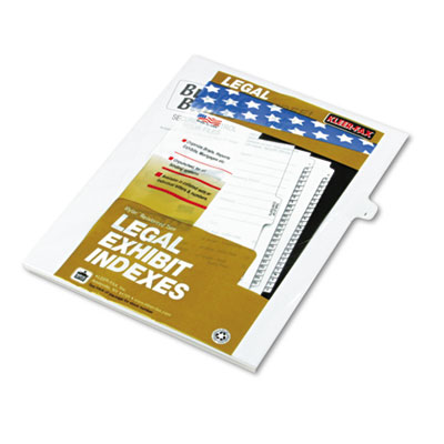 Kleer-Fax&reg; 80000 Series Alpha Side Tab Legal Index Divider