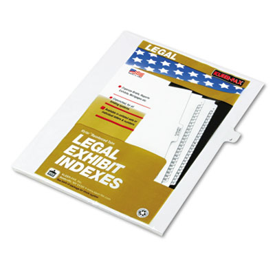 Kleer-Fax&reg; 80000 Series Alpha Side Tab Legal Index Divider