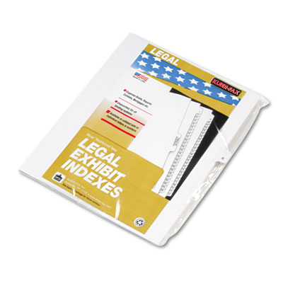 Kleer-Fax&reg; 80000 Series Alpha Side Tab Legal Index Divider