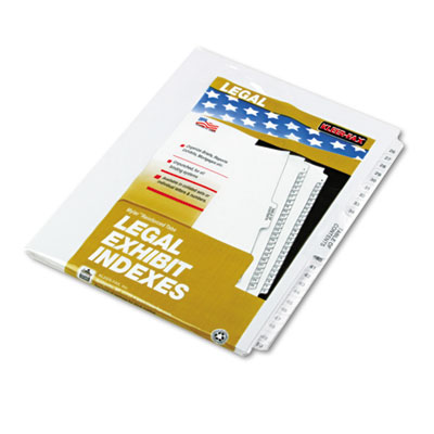 Kleer-Fax&reg; 80000 Series Side Tab Legal Index Divider Set