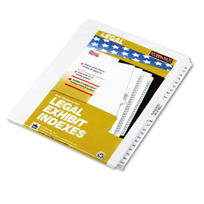 Kleer-Fax&reg; 80000 Series Side Tab Legal Index Divider Set