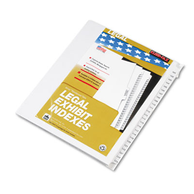 Kleer-Fax&reg; 80000 Series Side Tab Legal Index Divider Set