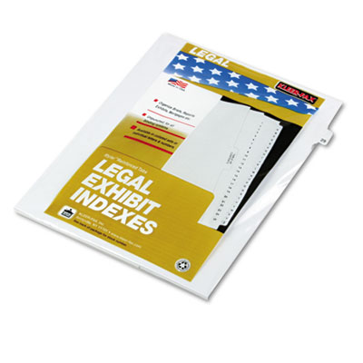 Kleer-Fax&reg; 80000 Series Numerical Side Tab Legal Index Divider