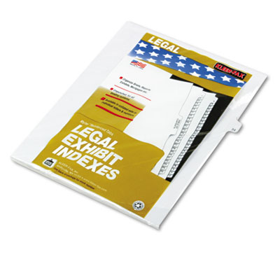 Kleer-Fax&reg; 80000 Series Numerical Side Tab Legal Index Divider