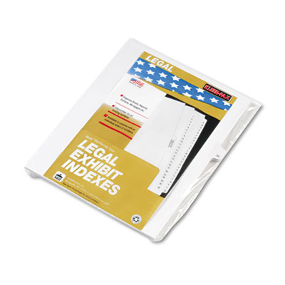 Kleer-Fax&reg; 80000 Series Numerical Side Tab Legal Index Divider