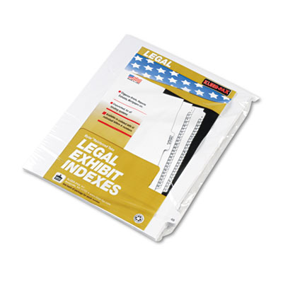 Kleer-Fax&reg; 80000 Series Numerical Side Tab Legal Index Divider