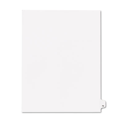 Kleer-Fax&reg; 80000 Series Numerical Side Tab Legal Index Divider